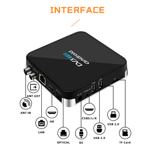 Nhà máy cung cấp tần số 950 ~ 2150MHz lai Amlogic s905x3 <span class=keywords><strong>Android</strong></span> 9.1 OTT DVB T2 thông minh TV hộp - Product Image 3