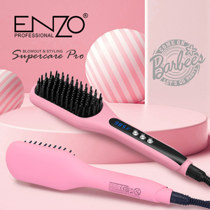 ENZO Multi-fonction OEM 4 en 1 Lisseur de <span class=keywords><strong>cheveux</strong></span> rose, peigne chauffant, <span class=keywords><strong>boucleur</strong></span> de <span class=keywords><strong>cheveux</strong></span>, sèche-<span class=keywords><strong>cheveux</strong></span> en une étape, brosse à <span class=keywords><strong>air</strong></span> chaud, fournisseurs avec PTC - Product Image 5