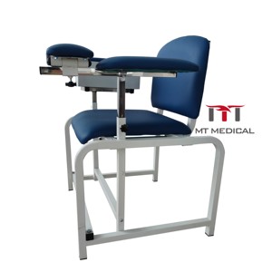 MT MEDICAL Manual Instrumentos de hospital portátiles Silla de donación de muestras de sangre Silla de flebotomía Silla de extracción de sangre - Product Image 4