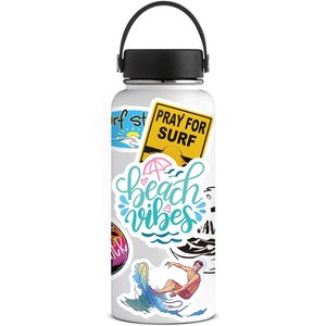 Custom Waterproof Sports Cartoon Summer Beach <strong>Surf</strong> Time Decorative <strong>Sticker</strong> - Product Image 6