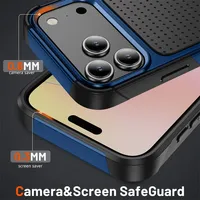 Coque de téléphone antichoc Armor PC compatible avec iPhone 17 16 15 14 13 12 11 Pro Max 7 8 Plus X XR XS Max 17Air