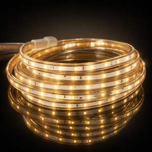 ไฟ LED แบบเส้นขนาด 5 มม. 220V 60LEDs/เมตร ไม่กระพริบ บางเฉียบ ไม่ต้องใช้ไดรเวอร์ เสียบปลั๊กใช้งานได้ทันที ติดตั้งง่าย - Product Image 3