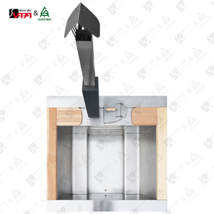 Vapasauna pour 5-6 personnes, bain à remous extérieur moderne chauffé au bois, écologique, autoportant, chauffage rapide en 50 minutes, idéal pour villa, resort, <span class=keywords><strong>camping</strong></span> - Product Image 4