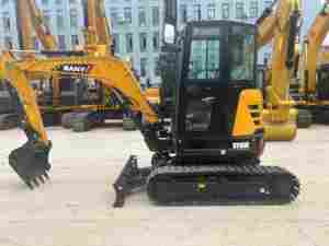 Mini-excavatrice SY35U 3,58 tonnes à rotation zéro avec moteur Kubota - Product Image 2