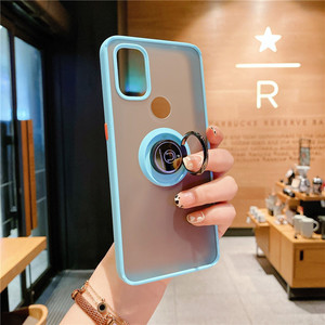 Nuova custodia custodia per telefono con anello magnetico satinato opaco antiurto per Oneplus 9 Pro <span class=keywords><strong>Nord2</strong></span> Nord N10 N100 N200 N20 5G - Product Image 4