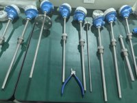PT100 OEM Stainless Steel IP67 Temperature Sensor Customizable Thermocouple Adjustable K/J/E Type