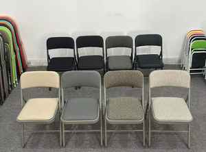 Best-seller Meilleur prix Chaise pliante en plastique noir métal cuir métal pour <span class=keywords><strong>restaurant</strong></span> et désherbage - Product Image 5