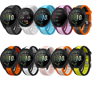 Sgancio rapido 20mm cinturino sportivo in Silicone per Garmin antesignana 165 245 <span class=keywords><strong>musicale</strong></span> 55/Vivoactive 5/Venu 2 Plus cinturino Sq - Product Image 1
