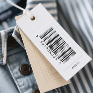 May mã vạch thẻ cứng tự dính trang sức trang phục tùy chỉnh in nhiệt UHF RFID Nhãn dán nhãn CuộN - Product Image 3