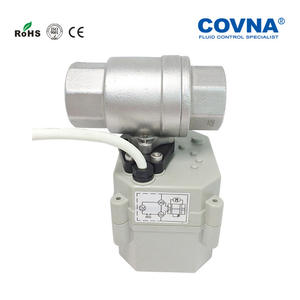 COVNA Custom-Made Stainless Steel Miniature Two-Way Electric Ball <b>Valve</b> DN15 Threaded for Water & Gas <b>Control</b> OEM Supported - Product Image 2