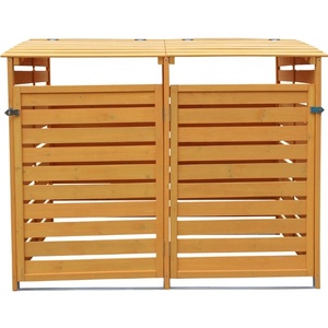 Bidone della spazzatura in legno - Product Image 1