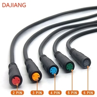 DAJIANG vélo de Scooter électrique personnalisé 2-6 broches M6 M7 M8 IP65 connecteurs de fil et de câble étanches mâle/femelle