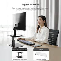 Untuk Lenovo Nillkin Monitor Berdiri Komputer, Monitor Tinggi Dapat Disesuaikan Riser Desktop Menghemat Ruang Dudukan Logam Dapat Disesuaikan