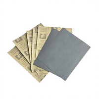 Papier abrasif en carbure de silicium OEM ODM, papier de ponçage, feuilles de papier abrasif pour ponçage à sec et humide