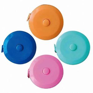 Double-Sided 60 Inch 1.5 Meter <b>Pocket</b> <b>Plastic</b> Body Tailor Sewing Cloth Tape Measure Push Button Soft Retractable Measuring Tape - Product Image 1