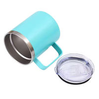 Tasse isotherme Business Premium 13oz Tasse à café sous vide à double paroi Bouteille d'eau moderne en verre sous vide d'occasion en option