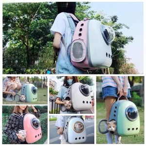 Sac à dos <span class=keywords><strong>de</strong></span> transport moderne et portable pour animaux <span class=keywords><strong>de</strong></span> compagnie (chats et chiens) – Conception robuste, ventilation respirante, fermeture éclair, grande capacité, idéal pour la randonnée en extérieur - Product Image 4