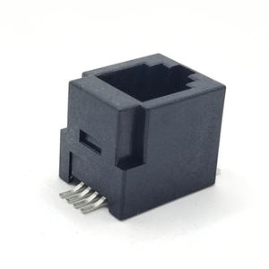 Connettore <span class=keywords><strong>RJ45</strong></span> Maschio/Femmina Tipo <span class=keywords><strong>SMT</strong></span> 4P4C con Luce LED per Connessioni PCB e Cavi - Product Image 3