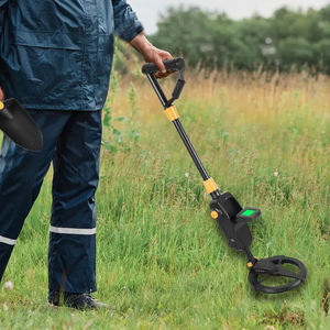 Detector de Metales para Niños y Jóvenes, Resistente al Agua, con Bobina de Búsqueda de Oro de 7.4 Pulgadas (24"-35") Ajustable, Ligero, Negro/Amarillo - Product Image 6