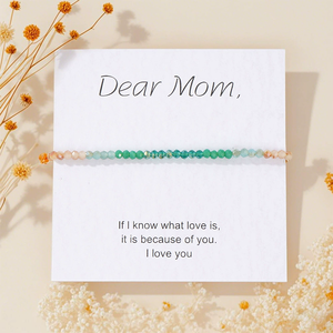 Mode Petites Perles Bijoux Bohème À La Main Dainty Bleu Verre Perlé Bracelets Avec Perle Fête Des Mères Cadeau <span class=keywords><strong>Bracelet</strong></span> pour <span class=keywords><strong>Mon</strong></span> - Product Image 2