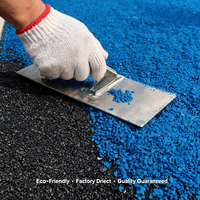 Granulés EPDM Haute Résistance pour Revêtement de Sol Urbain Runsure, Conception à Chaîne Moléculaire Réticulée, Finition Fine, Solide, Sûr et Robuste