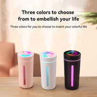 Humidificateur d'air portable USB mini 300 ml avec 7 lumières colorées pour voiture, bureau et usage domestique – Vente en gros