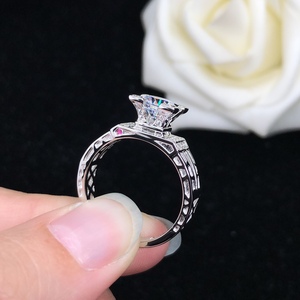Bague de fête en argent 925 pour femme, bijou féminin avec 1 mkanite, bijou de pierres précieuses - Product Image 4