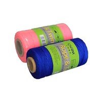 Corde logitech torsadée en Nylon #18, cordon de construction, ficelle rose néon avec couleur fluorescente