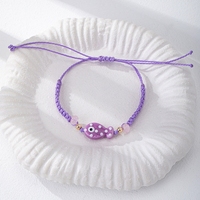 Bracelets tressés bohèmes d'été pour femmes, style faux baroque, avec breloques en coquillages marins et corail rouge, pendentif pour tenue quotidienne 26