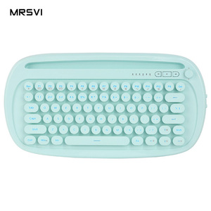 ABS Mini Wireless K510D Teclado 80-Keys RGB Retroiluminado con interfaz <span class=keywords><strong>USB</strong></span> Impermeable Home Mute Laptop <span class=keywords><strong>Keyboard</strong></span> Precio de fábrica - Product Image 4