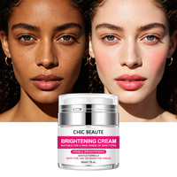 Crème hydratante éclaircissante pour le visage OEM 7 jours avec 4% d'arbutine et de collagène, correcteur de taches brunes pour tous types de peau