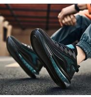 Chaussures de course pour hommes personnalisées, légères, respirantes, à semelle souple, à lacets, avec coussin d'air, pour le basketball, tendance ODM