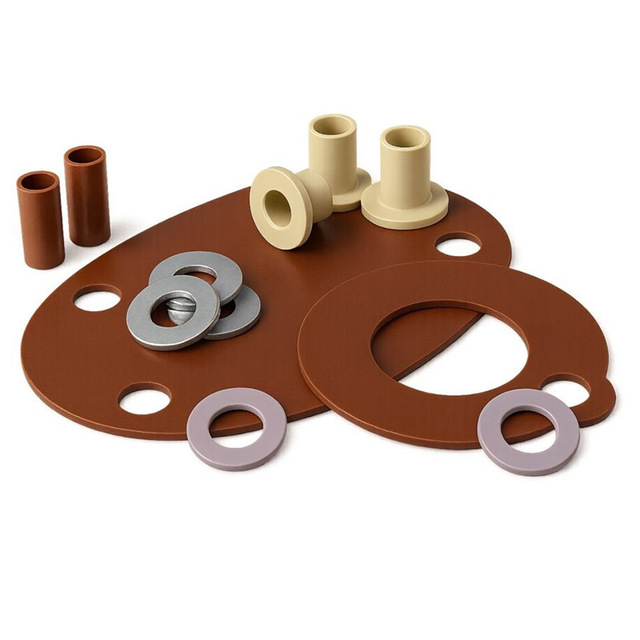 ISO Certified Factory Custom Nylon Plastic Flange Insulation Gasket Thin Circular Plastic Flat Gasket