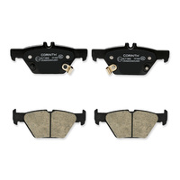 Plaquettes de frein semi-métalliques fiables pour SUBARU D1808, sensation de freinage progressif, faible taux d'usure, plaquettes de frein céramique pour voiture