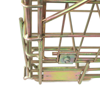 Conteneur à roulettes empilable en treillis métallique pour la picking et le stockage en entrepôt