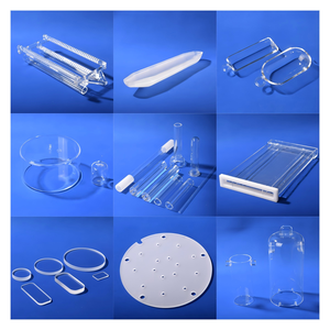 Tube de séchage personnalisé haute performance pour soufflage de verre, polissage, instrument en quartz transparent, pour la formation de une boule et la cintrage et découpe en forme de C - Product Image 2