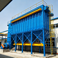 Nouveau dépoussiéreur industriel à poches haute efficacité, filtre à air à jet pulsé, efficacité de 99,99 % pour centrales électriques et cimenteries