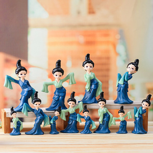 Solo questa creazione letteraria verde, in stile antico, è un ornamento da donna, una nuova decorazione per il soggiorno in stile cinese, un souvenir per luoghi panoramici. - Product Image 1