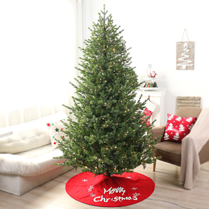 Shuangyuan OEM 150-270 cm giáng sinh trang trí LED ánh sáng PE + PVC tự động hỗn hợp nhân tạo Cây giáng sinh - Product Image 1