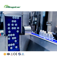 Machine de remplissage d'eau pure en bouteille en plastique PET entièrement automatique 3 en 1 CGF8-8-3 pour ligne de production d'eau