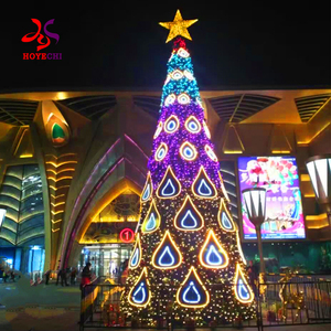 Cây thông Noel ngoài trời cỡ lớn với đèn LED phong cách phương Tây, trình diễn nhạc DMX & thiết kế chống thấm nước dành cho sự kiện - Product Image 5