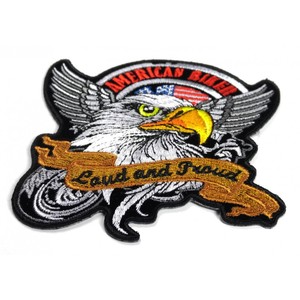 Eagle thêu các bản vá lỗi cho biker Áo khoác & Áo ghi lê - Product Image 6