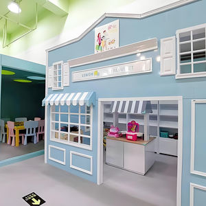 Rôle Paly docteur Police Mira Carton meubles en bois enfants jouer maison intérieur Playhouse à vendre - Product Image 4