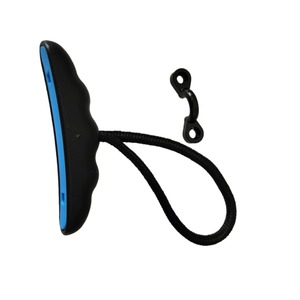Accessoire de kayak, crochet de corde noir avec poignée bleue antidérapante pour les lacs, les rivières et les loisirs - Product Image 3