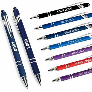 ปากกาลูกลื่นโลหะคุณภาพสูงขนาด 1.0 มม. แบบขายส่ง สำหรับใช้ในสำนักงาน ธุรกิจ โรงเรียน ของขวัญ พร้อมบริการสลักโลโก้ตามสั่ง - Product Image 1