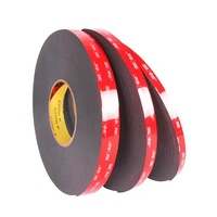 Ruban adhésif en mousse découpée robuste 1,6 mm noir, étanche, pour la distribution de la pression, remplace les rivets et la soudure