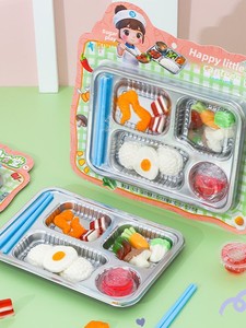 Set de Juguetes de Gomitas con Forma de Comida de Simulación Happy Little Canteen, Regalo Novedoso de Aperitivos de Juguete para Niños, Ideal para Fiestas Infantiles - Product Image 5