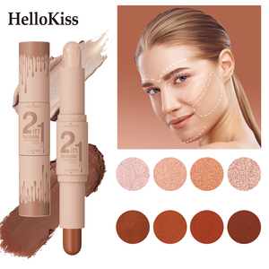 7 couleurs haute Pigment longue durée multi-fonction beauté bâton Contour surligneur fard à joues-non <span class=keywords><strong>gras</strong></span> bronzant maquillage du visage - Product Image 5