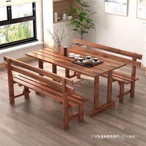 <b>Garden</b> Set Solid <b>Wood</b> <b>Table</b> And Chairs Weather Resistant Outdoor Patio Dining Furniture Pine <b>Wood</b> Color - Product Image 2