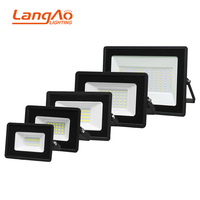 Projecteur LED étanche IP65 noir pour éclairage extérieur de stades sportifs 10W-100W Haute luminosité Angle de faisceau 120°